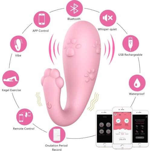 New Vibrator Vagina Egg Sex Toys For Women APP Wireless Control G-spot Vibrating Vagina Stimulate Pink Erotic Toys For Couples
