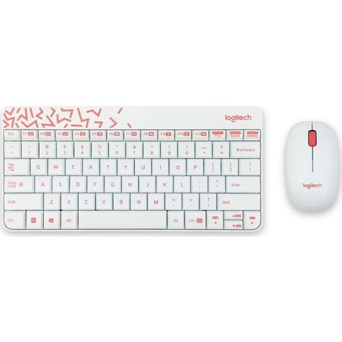 Logitech Original MK240 Nano USB Receiver Wireless Keyboard and Mouse Combo for Laptop Desktop for Home Office