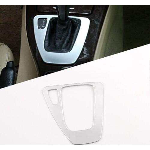 1 Pcs Control Gear Shift Panel Cover Gearshift Panel Frame Trim For BMW E90 E92 3 Series 2005-2012 Car Accessories LHD