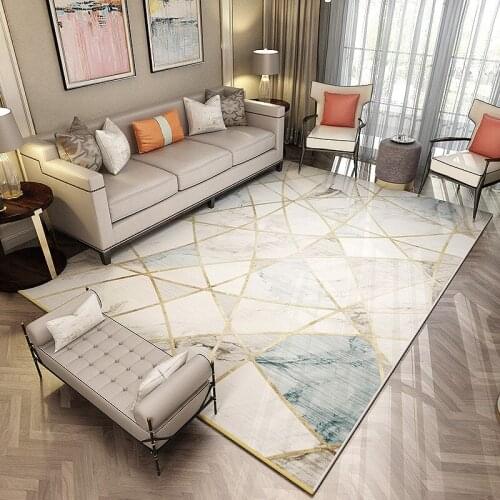 TONGDI Modern Carpet Anti-skid Elegant Artistic 3D Steric Printing Mat Soft Rug Luxury Decor For Home Parlour LivingRoom Bedroom