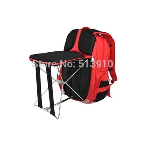 Playking Fishing chair outdoor portable folding stool backpack/High quality portable outdoor folding fishing chair backpack