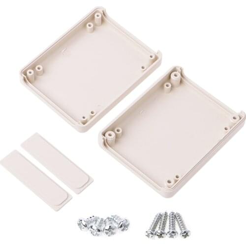 Waterproof Instrument Box Plastic Case Gray Electronic Project DIY 90x70x28mm L69A