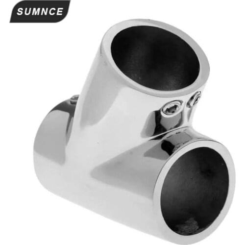 High Quality Boat Hand Rail Fitting - 60 Degree Tee- 316 Marine Stainless Steel 22mm25mm Water Sports Rowing Boats Accessories