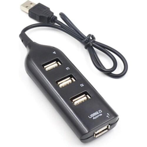 Usb 2.0 Hi-speed 4-port Splitter Hub Adapter For Pc Computer Multi-function Phone Usb Hub Laptop Accessories