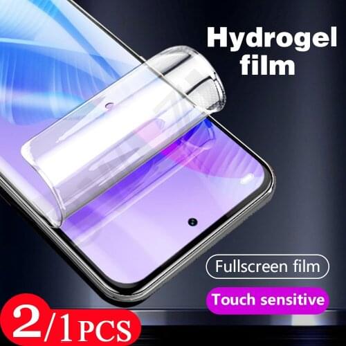 2/1Pcs 9D for huawei Y9 2019 Y9S Y9A Y8P Y8S Y7 Prime Y7A Y6 pro Y6P Y5 lite 2018 hydrogel film phone screen protector Not Glass