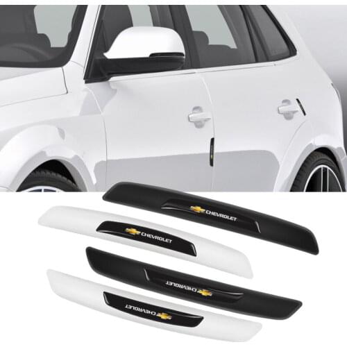 4Pcs Car Door Edge Anti Scratch Protective Strip Stickers For Chevrolet Cruze Silverado Captiva Trax Malibu Lacetti Orlando Sail