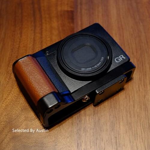 Aluminum Hand Grip Quick Release L Plate Bracket For RICOH GR3 GRIII