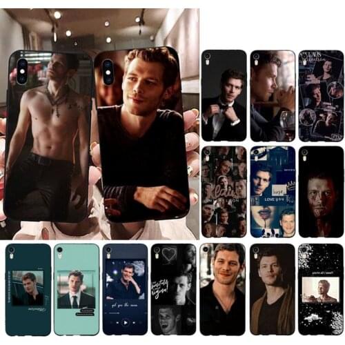 FHNBLJ Klaus Mikaelson The Vampire Diaries Phone Case for iPhone 11 12 pro XS MAX 8 7 6 6S Plus X 5S SE 2020 XR cover
