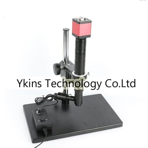 13MP 720P VGA HDMI Digital microscope camera+ 200X - 1000X Zoom Stereo Microscope Camera Coaxial Light Monocular C-mount Lens