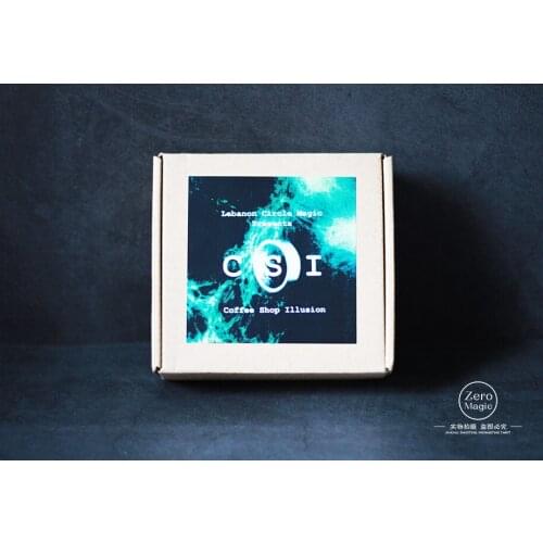 CSI - Coffee Shop Illusion(DVD and Gimmick),Magic Tricks,Stage,Disappearing,Prop,Comedy,Mentalism,Wholesale