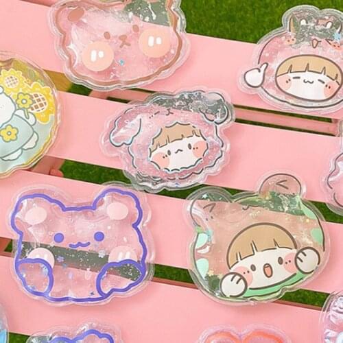 Creative Cartoon Portable Mini Reusable Ice Pack Cold Gel Insulated Cooler Bag outdoor