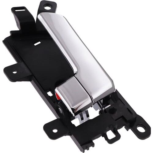 Door Left Right Silver Chrome Inner Handles For 2007-2015 Kia Borrego/Mohave 82620-2J000 82610-2J000