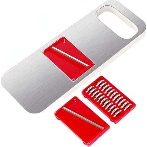 Multifunction Graters Vegetable Cutter KEOUKE Dicer Stainless Steel Peeler With 3 Blades Carrot Onion Grater Kitchen Tool