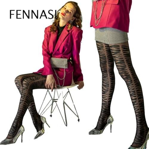 FENNASI Fashion Sexy Leopard Tights Erotic Sticky Woman New Tights Comfortable Soft Ladies Tights Fantasy Woman