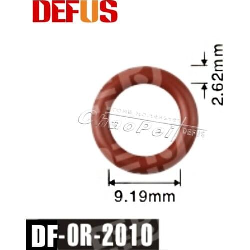 NEW 100 Pcs/lot Original 9.19*2.62mm Fuel Injector Seal O-ring Replacement Parts For Universal Cars Service Kit DF-OR-2010