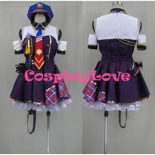 New Custom Made Japanese Anime Love Live! SR UR Kotori Minami Detective Police Awakening Uniform Cosplay Costume Christmas