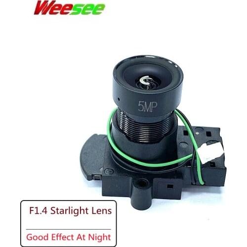 F1.4 Starlight Lens 4MM 5MP 1/2.7 Use For CCTV Camera Lens