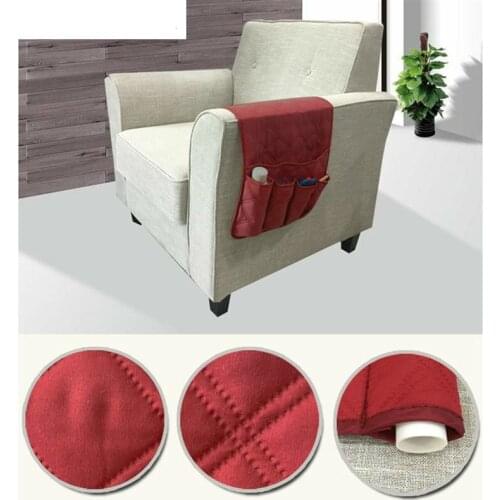 Sofa Armrest Rest Organizer Storage Bag Couch Armchair Hanging Storage Bag For Tv Remote Control Cellphone Magazine Books
