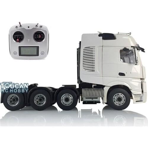 1/14 LESU Metal Chassis Hercules 402A Cabin W/ Motor Radio for DIY Actros RC Tractor Truck THZH0729-SMT3