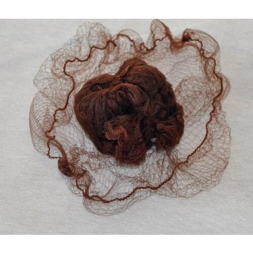 100pcs/lot Invisible Disposable Elastic Nylon Finest Hairnet Breathable Soft Net