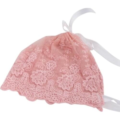 Baby Infant Newborn Girls Kids Lace Floral Hat Cap Beanie Bonnet Hats Photo Prop P31B