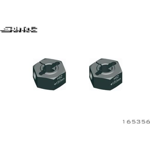 SNRC DK4 165356 ALU WHEEL HUB 12MM - OFFSET "+1.50MM" (2)