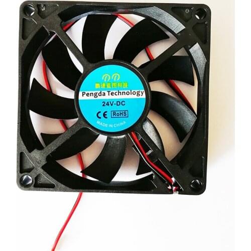 3D printer accessories 8015 fan 80*15 24V ultra quiet 2 line cooling fan 12V