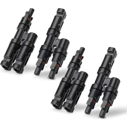 Connector 10 Pairs Solar PV Multi Parallel Branch Connectors pv module panel connector Male & Female Solar Energy Adapter