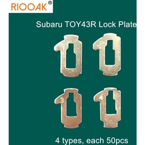 200pcs/lot TOY43R Car Lock Reed Locking Plate For Subaru Auto Repair Accessaries Kit Locksmith Supplies 4 Types Each 50pcs