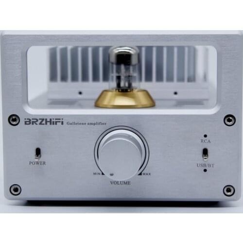 BRZHIFI 2X40W gallstones combined with Bluetooth power amplifier 6H3 tube + STK407-050 human voice is very poisonous