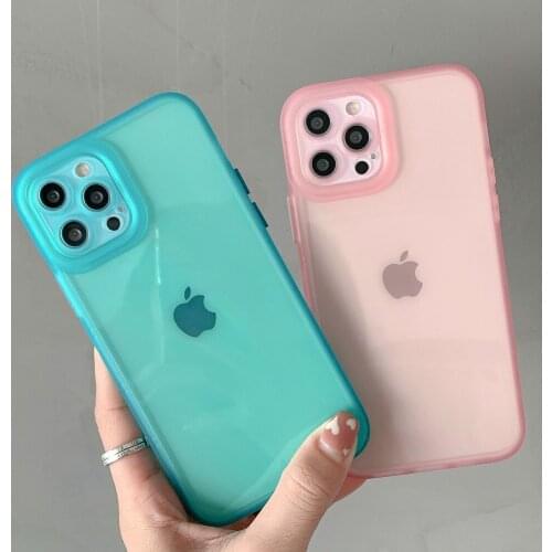 INS Angel eyes Graffiti Duck Monster Phone Case For IPhone 12 Plus 11 Pro Max XR X XS Max Shockproof Bumper Soft Silicone Shell