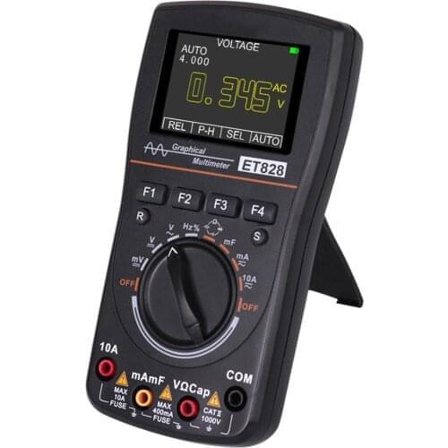Digital Multimeter Oscilloscope 2 in 1 High Definition Intelligent Graphical Dual Channel Portable Digital Oscilloscope Dropship