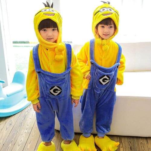 Kids Boy Girl Halloween Party Costume Animal Anime Unicorn Stitch Panda Cosplay Children Unicornio Pajama Set With Hat Slippers