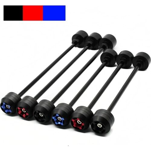 For SUZUKI GSXR GSX-R 1300 HAYABUSA B-King GSR600 GSR750 Front Rear Wheel Crash Protector Fork Axle Slider Swing Arm Pad Guard