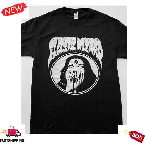 ELECTRIC WIZARD T shirt New Black Short Sleeve Unisex Tee S-5XL