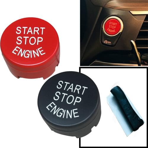 Angelguoguo For 2018 BMW 5 series G30 G38 528li 530li Car start stop engine button knob A key to start engine start button cover