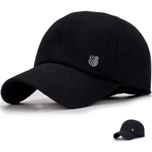 Winter Cold-proof Men Baseball Cap Wild Earmuffs Caps Outdoor Travel Keep Warm Hat Windproof Cold Fashion Sport Hats TG0105