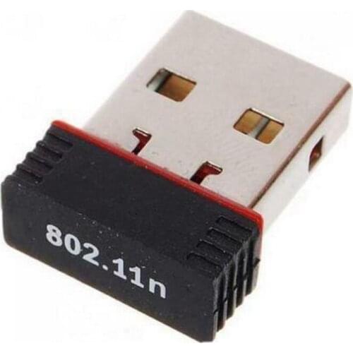 Wholesale/100pcs lot Mini USB 2.0 802.11n 150Mbps Wifi Network Adapter for Windows Linux PC Laptop