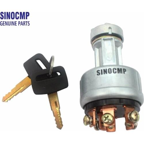 Ignition Switch, Starter Switch 08086-10000 with 2 keys for Komatsu Excavator