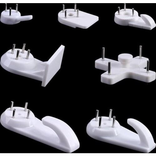 20PCS Painting Photo Plastic Invisibl Nail Plastic Hanging Hanger Home Decor Wall Hooks Mount Picture Frame Seamless Nail Tools