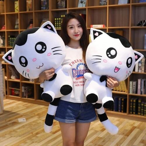 Plush Toy Cute Big Face Cat Soft Dol Girl Sleeping Bed Pillow Large Meng Doll Birthday Gift Girl Confession Gift