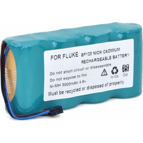 High Quality For Fluke BP120 Battery | Replacement For Fluke Biomedical Corp 123 43B BP120 Industrial ScopeMeter Battery