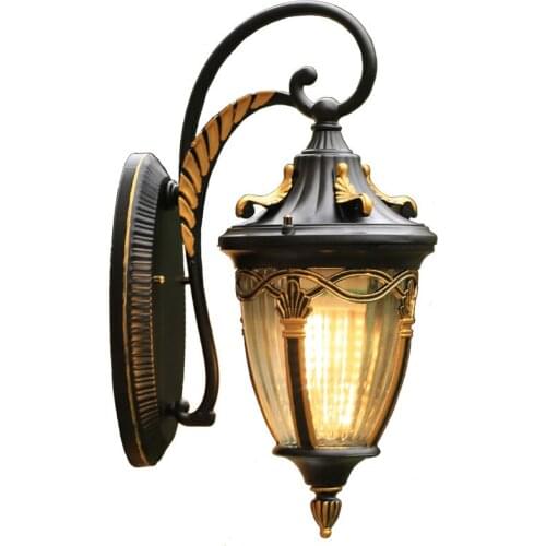 Waterproof balcony wall lamp outdoor European villa garden patio balcony wall door outdoor lamp WF1211350