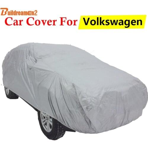 Buildreamen2 Car Cover Outdoor Anti-UV Sun Rain Snow Scratch Protector Cover For Volkswagen Bora Caddy Sagitar Passat Magotan