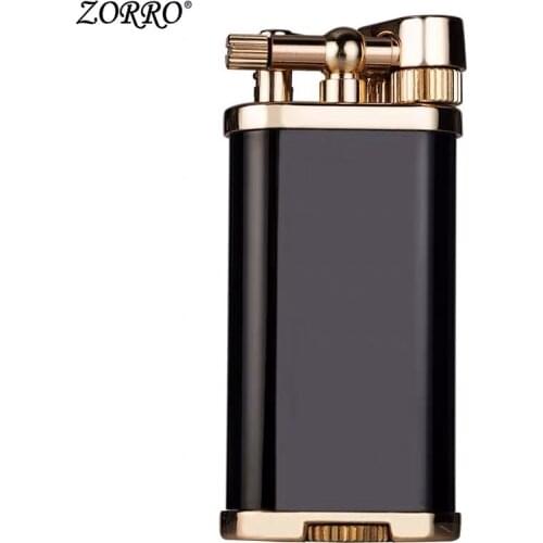 New Zorro Original Kerosene lighter. creative RETRO Lift arm cigarette oil lighter. grinding wheel. smoking gift