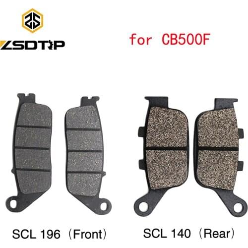 ZSDTRP For HONDA CB500F 2013 2014 Motorcycle Brake Pads Front Rear Brake Disks