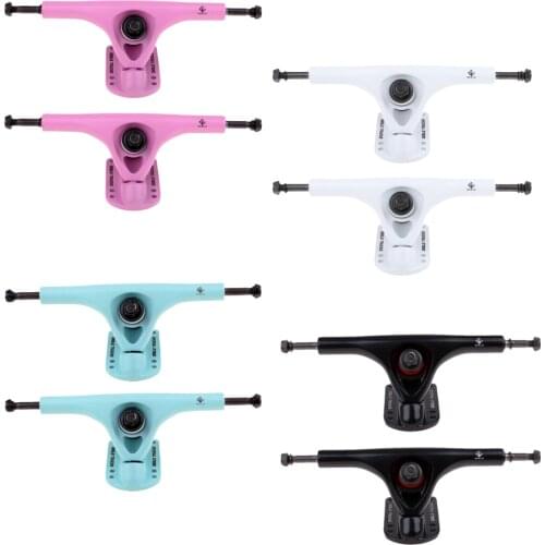 2pcs 7.25"/184mm Universal Replacement Durable Aluminum Alloy Longboard Trucks Set Skateboard Parts