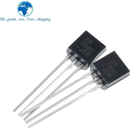 20pcs/lot 2n7000 To92 Small Signal Mosfet 200 Mamps, 60 Volts N-channel To-92 New
