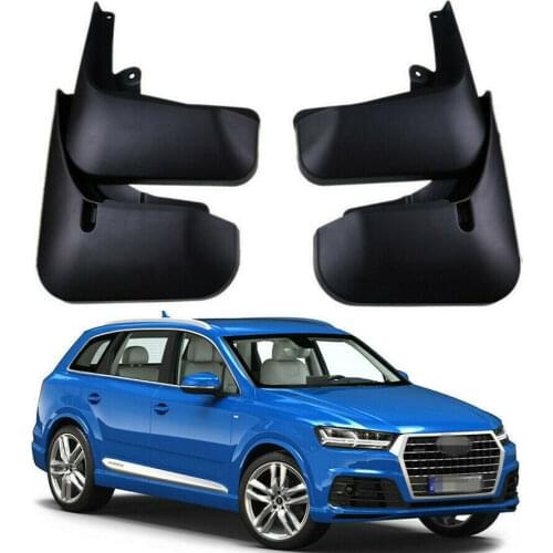 4x Molded Car Mud Flaps For Audi Q7 S Line 2016 2017 2018 2019 2020 S-line Mudflaps Splash Guards Mud Flap Mudguards Car Fender