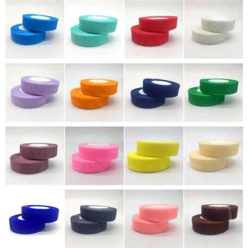 50Yards 1Inch 25mm Organza Ribbon Bow Wedding Decoration Lace Crafts Pick color